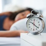 Alarm,,Clock,And,Woman,Sleeping,In,Bed,With,Depression,,Tired