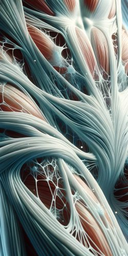 Fascia,Webbing,On,Human